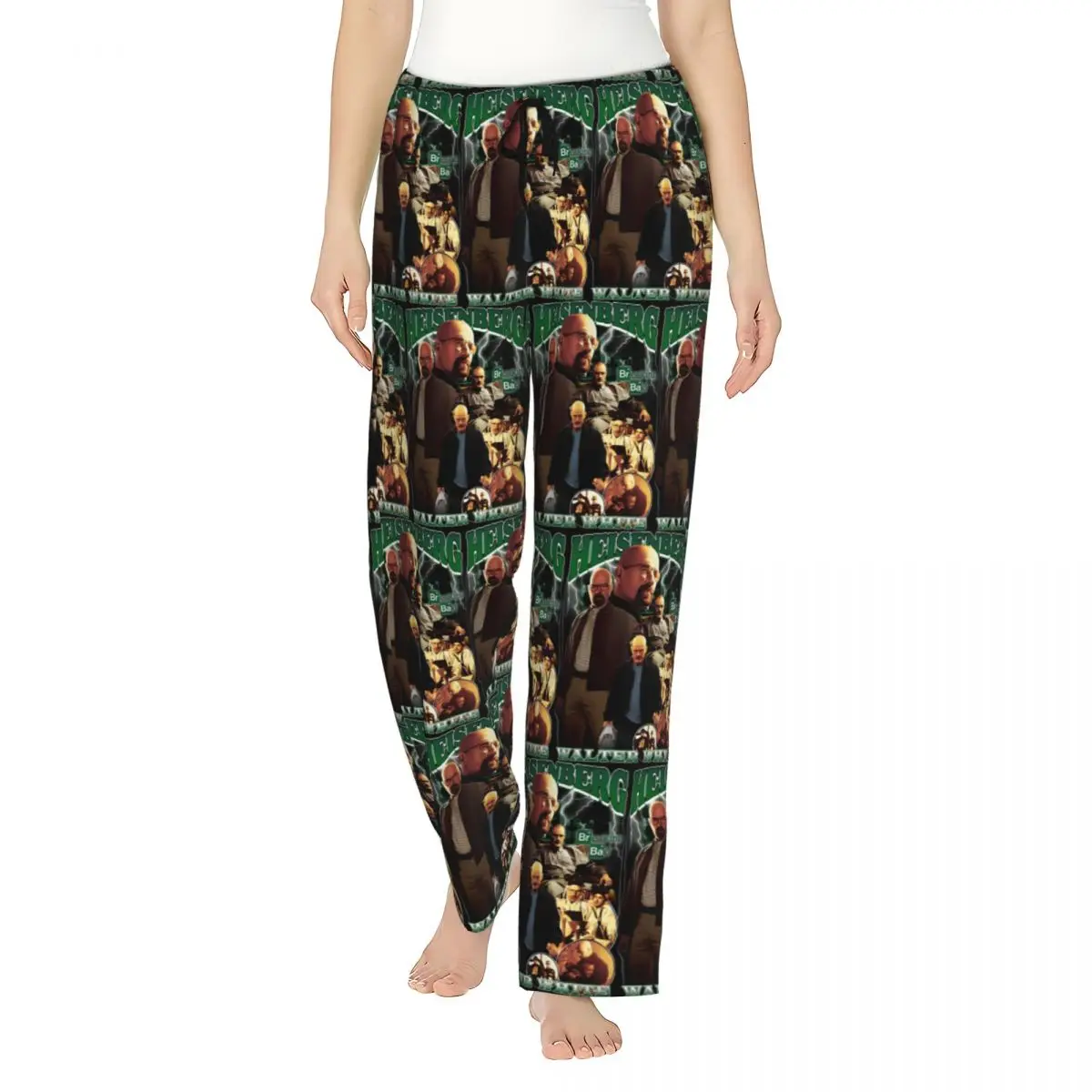

Women's Pajama Pants Heisenberg Breaking Bad Lounge Pants Comfy 90s TV Pajama Bottoms Dorm