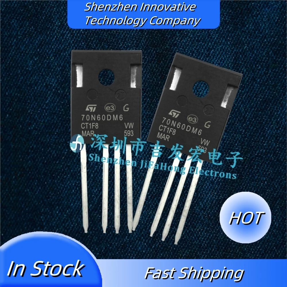 

10PCS 70N60DM6 STW70N60DM6-4 62A 600V TO-247-4 Best Quality Fast Shipping