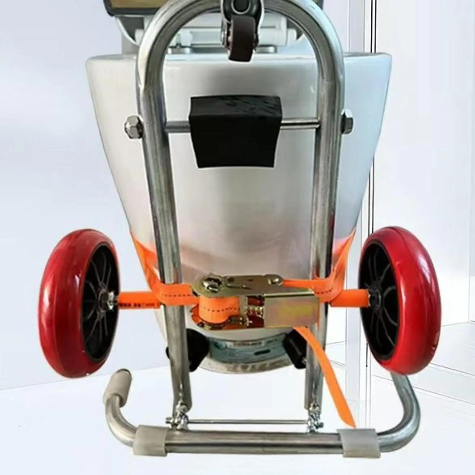 折りたたみ式トイレカートジャッキ、人間工学に基づいたハンドル付き、配管メンテナンスやトイレの簡単設置に最適