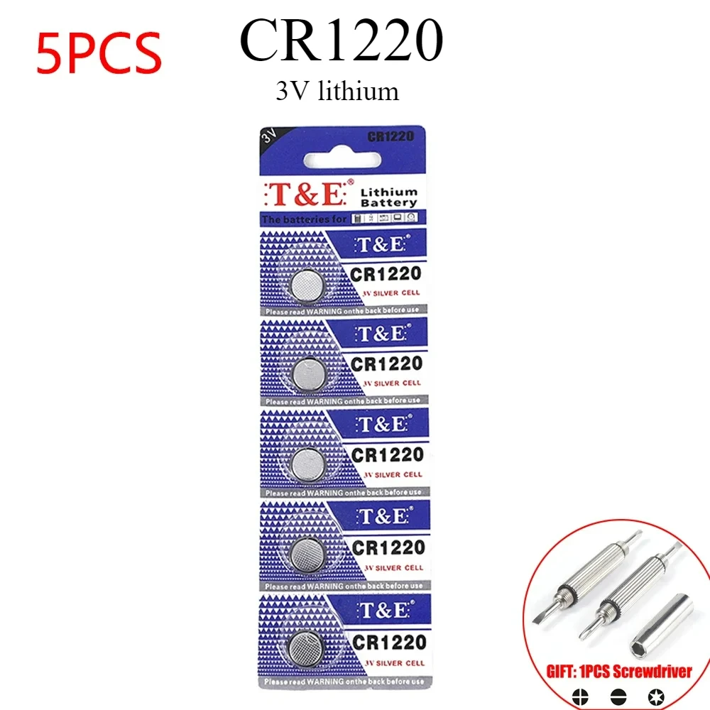 2PCS-50PCS 3V CR1220 Lithium Button Battery BR1220 LM1220 DL1220 CR 1220 L04 5012LC Coin Cell Watch Batteries for Toys Remote