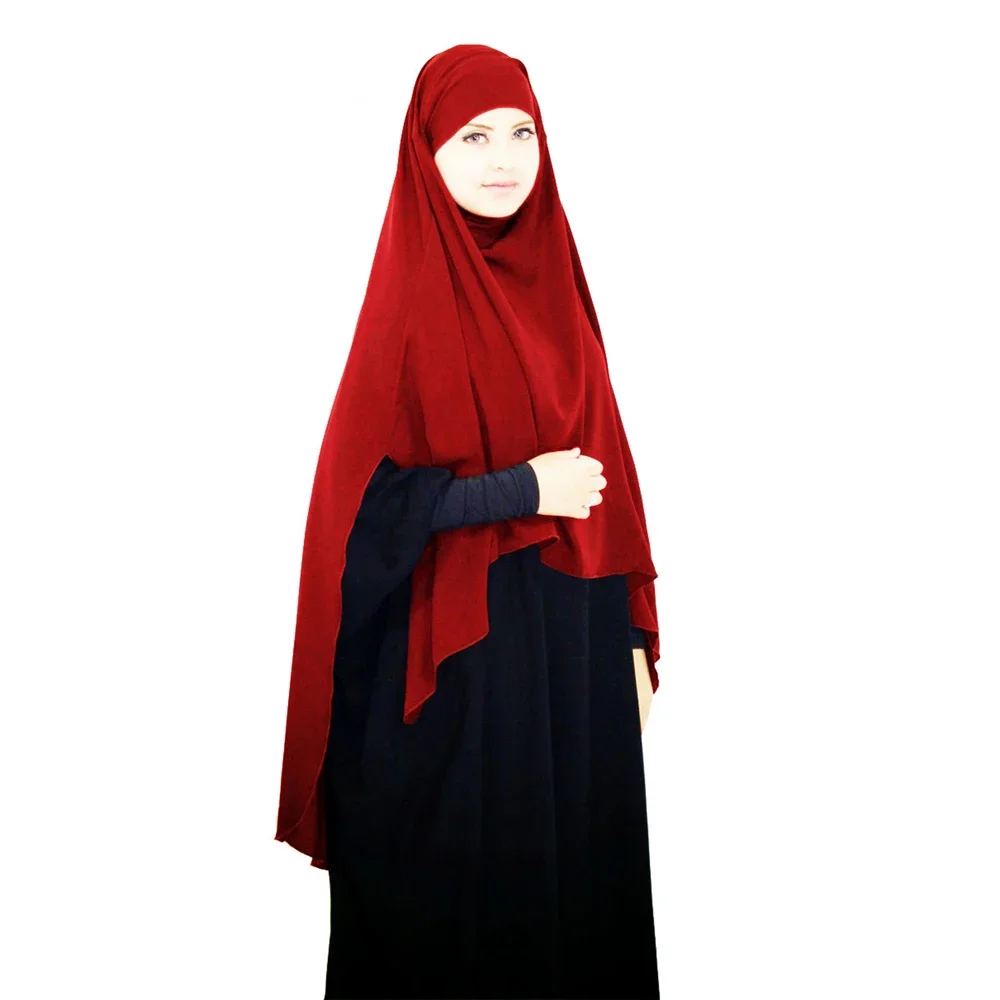 Eid muslimische Frauen Gebets kleid Niqab Schal Khimar Hijab Robe Ramadan Arab Mittlerer Osten Kopftuch Nikab Schal Amira Islam Kleidung