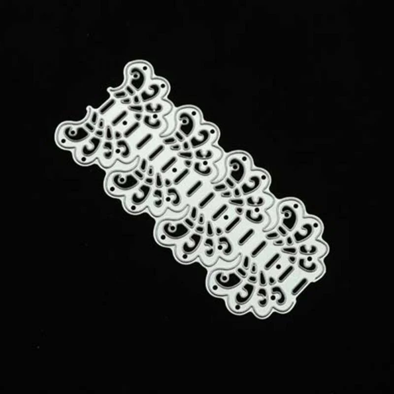 Lace Flower Edge Border Metal Cutting Dies Stencils for DIY Scrapbooking Decorative Crafts Embossing