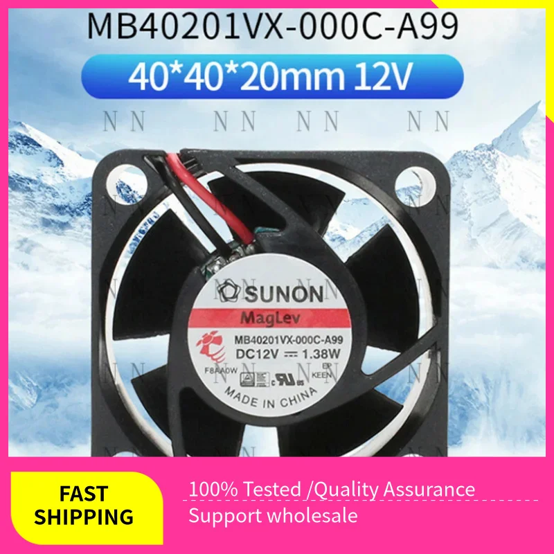 

GGT ДЛЯ SUNON MF40201VX-000C-A99 12 В 1,38 Вт 4020 Вентилятор охлаждения с большим объемом воздуха