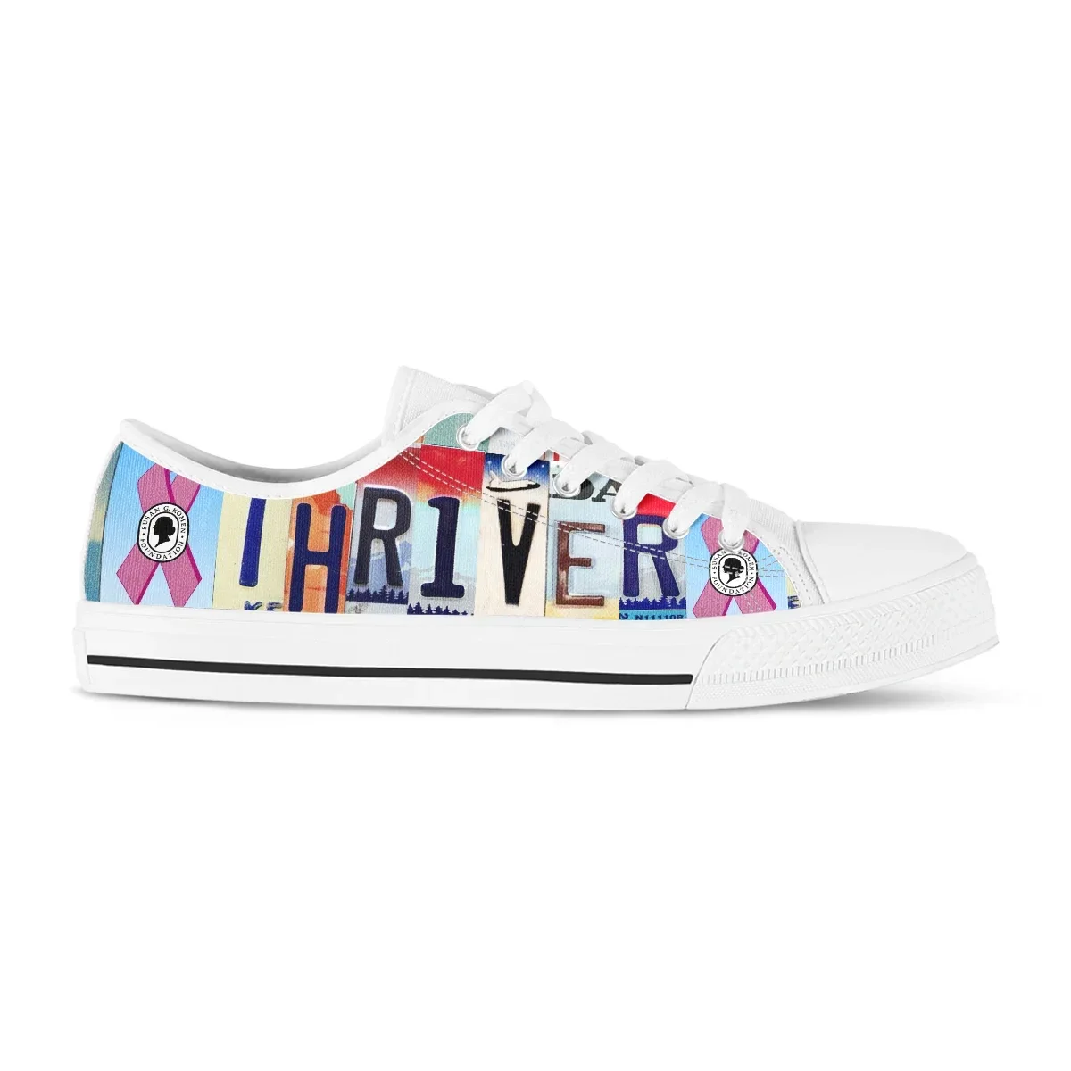 License Plate Thriver Hot Women Canvas Shoes Breathable Comfortable Fashion Flat Casual Sneakers Spring Autumn Shoes