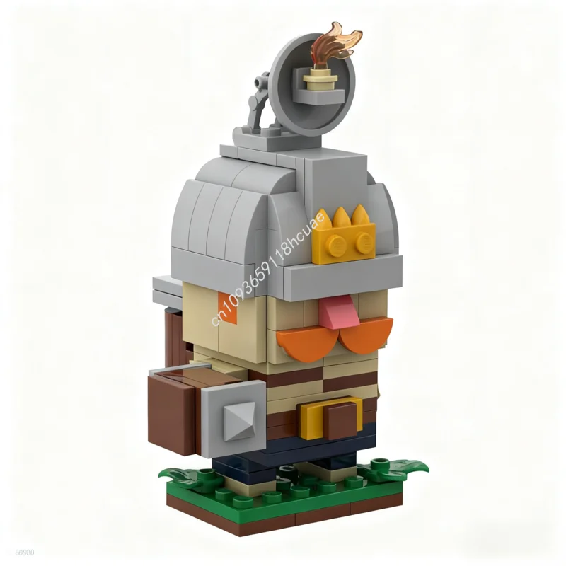 

144 шт. MOC Mighty Miner Brickheadz модель строительные блоки образовательные игрушки для рукоделия детская архитектура на день рождения DIY рождественские подарки