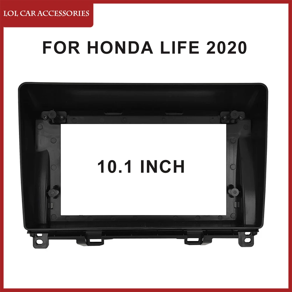 LCA 10.1 Inch For Honda LIFE 2020 Car Radio Android MP5 Player Casing Frame 2 Din Head Unit Fascia Stereo  Dash Board Cover