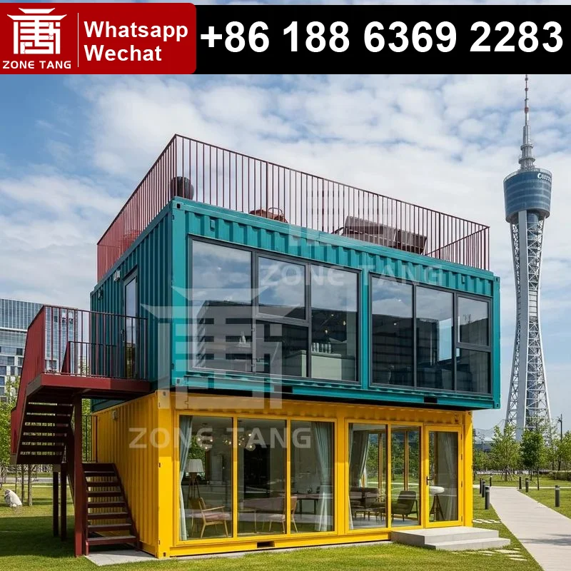 

Prefab Cabins Container House Customization Modern Shipping Container Home Detachable Flat Pack House Meeting Room Mobile House