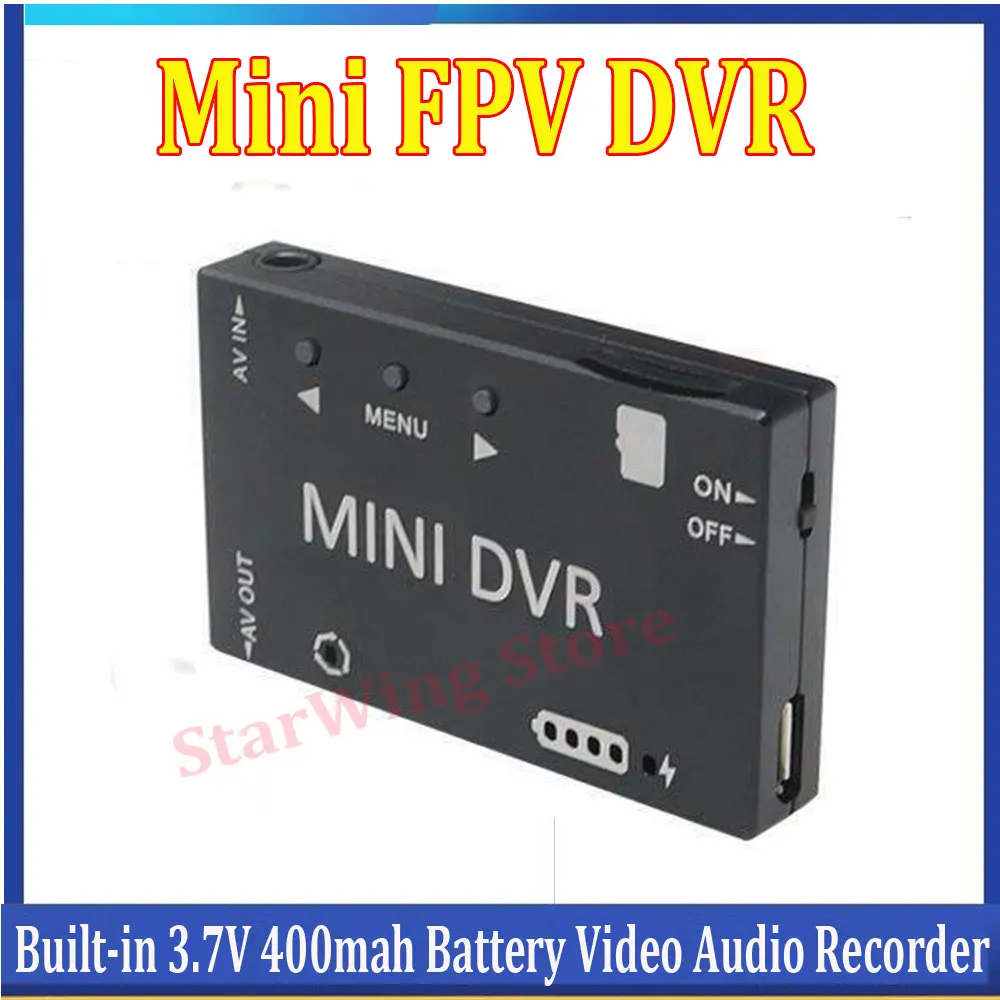 

Мини FPV DVR Модуль NTSC/PAL переключаемый встроенный аккумулятор Видео Аудио FPV записывающее устройство для радиоуправляемых моделей гоночного FPV дрона