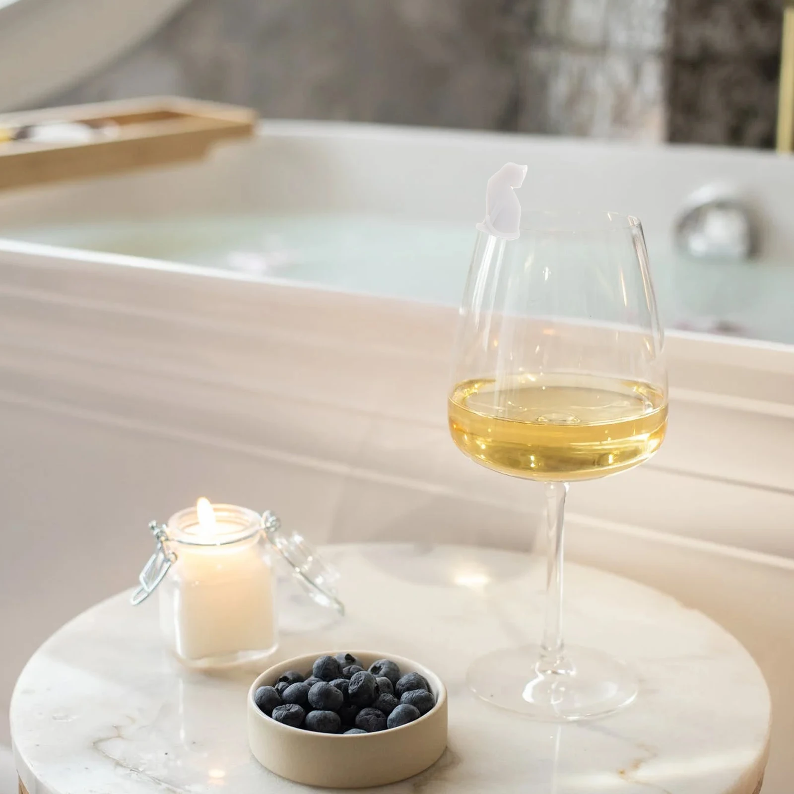 

12pcs Silicone Cat Wine Glass Markers for Home Party Kitchen Bar Mixed Color Cup Identifier Tool Glass Distinguisher Set