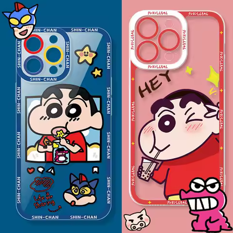 S-ShinChan Case For Xiaomi POCO X6 X7 X5 Pro X3 NFC F3 F5 F6 F7 Ultra M5S C65 M7 M6 Pro 4G 5G 14T 13T 12T 11T 14 11 Lite 5G NE
