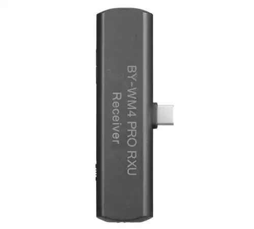BOYA BY-WM4 PRO RXD dual-channel digital plug-in 2.4GHz Wireless Receiver For BY-WM4 PRO microphone IOS and other lighting type