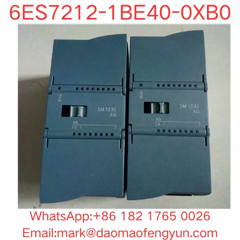 6ES7232-4HB30-0XB0 Used Tested OK In Good Condition SIMATIC S7-1200, Analog output, SM 1232, 2 AO, +/-10 V, 14-bit resolution, o