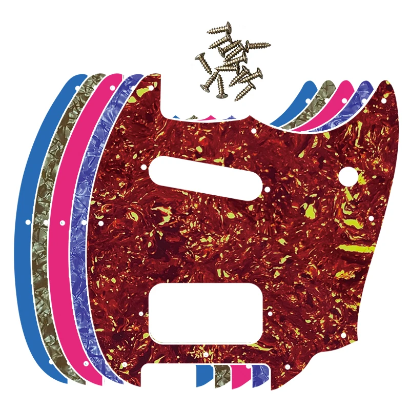 

Xinyue Customize Parts -For US Squier Bullet Mustang SH Humbucker Pickups Scratch Plate Pickguard Guitar Multicolor Options