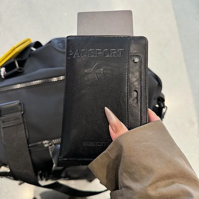

1Pc Multifunctional Passport Holder Bag FRID Blocking ID Credit Cards Organizer Bags Portable Travel Wallet Passport Cover Case