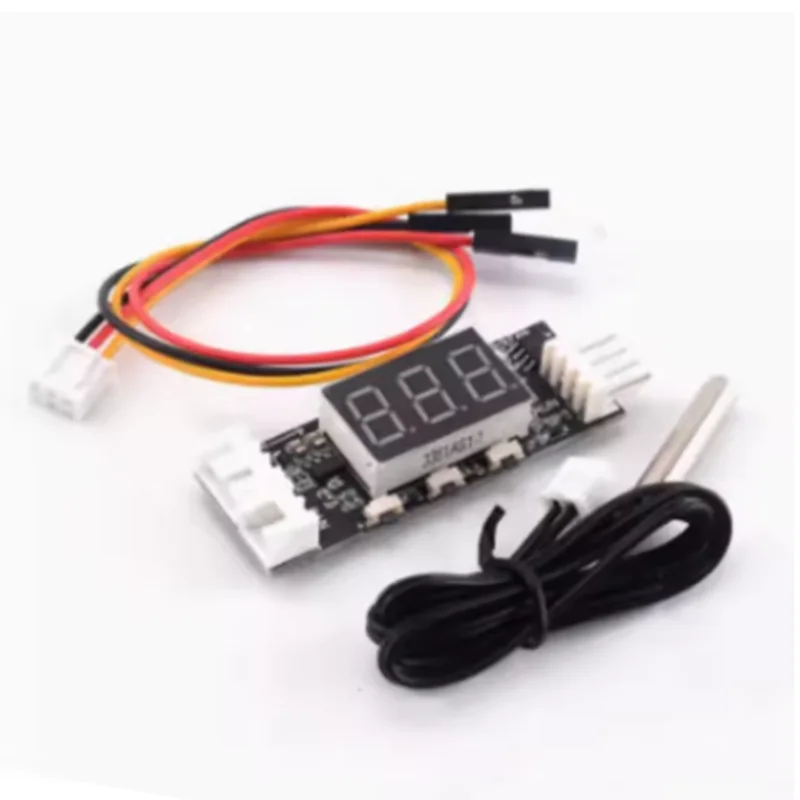12V Four Wire PWM Fan Temperature Control Governor Module 3A Temperature+Speed Digital Display