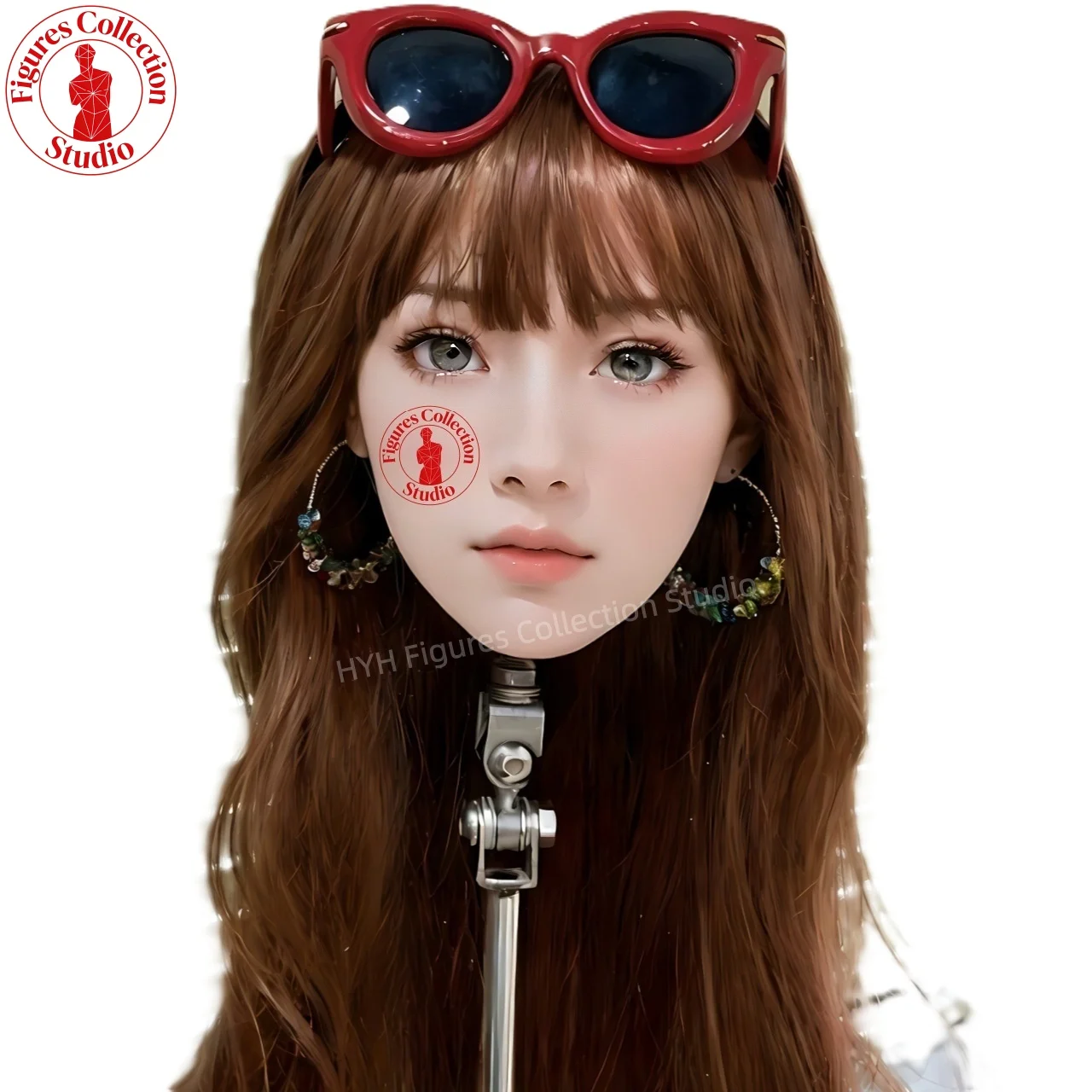 

Манекен головы Studio Makeup Head HYH-THB-KX-0039 в натуральную величину, интерфейс M16, для причесок, украшений, фотографии