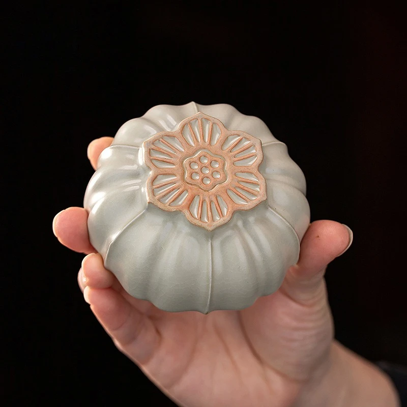 Handgefertigtes Ruyao Keramik-Teetasse Single Master Cup Crackle Glaze Teeset für die Teezeremonie