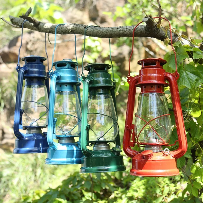 255 vintage retro horse lamp kerosene lamp, outdoor camp tent lighting fixtures, stage camping atmosphere oil lamp