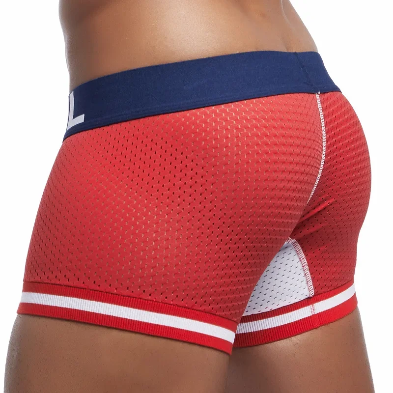 JOCKMAIL Fashion dynamiczne bokserki Casual Home bielizna męska niskiej talii oddychające sportowe męskie kalesony szorty plażowe