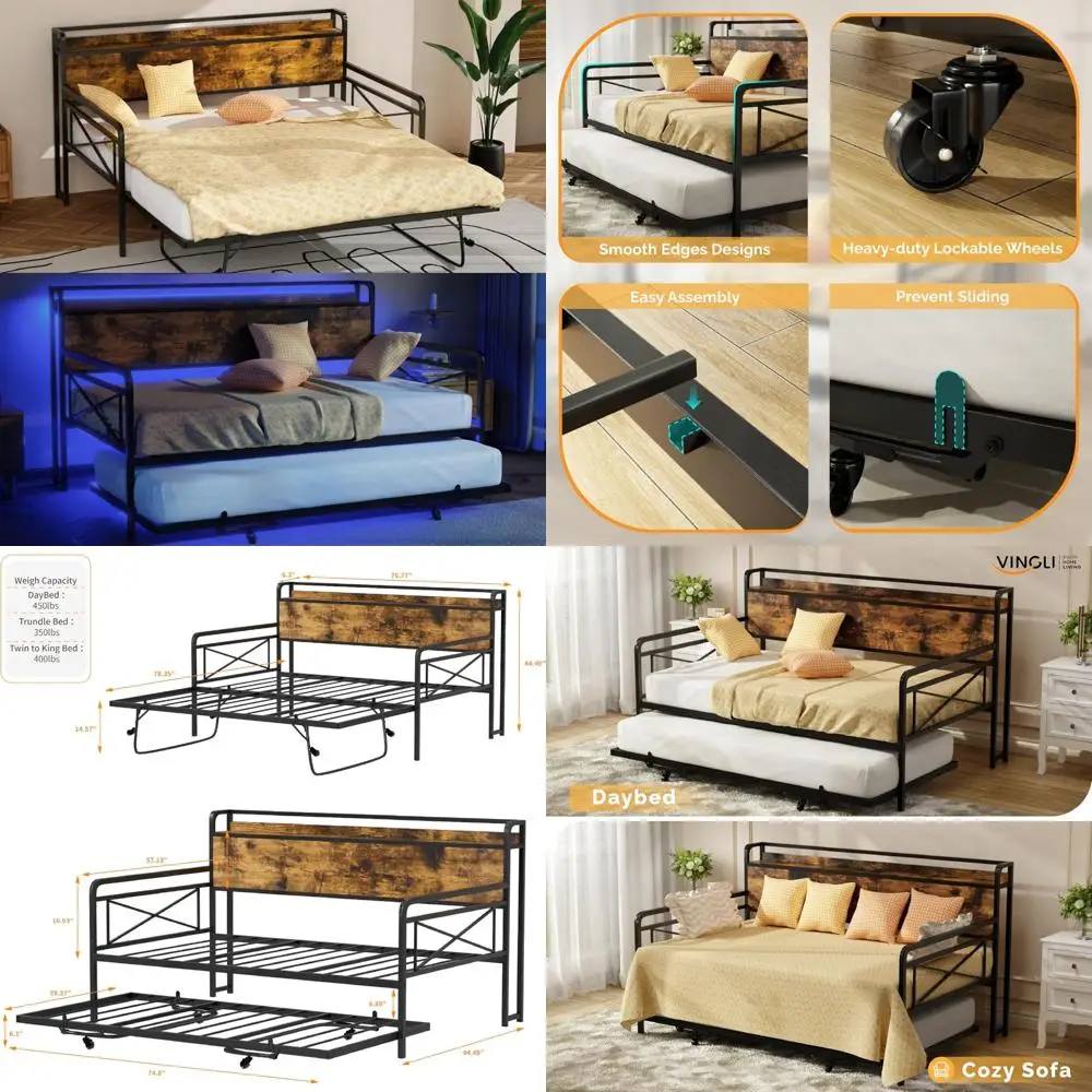 Metal Daybed Frame …
