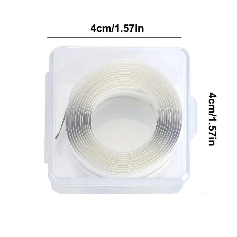 Tira de repuesto de pestañas postizas autoadhesiva con caja, herramientas de maquillaje de aspecto Natural y duraderas, reutilizables e impermeables