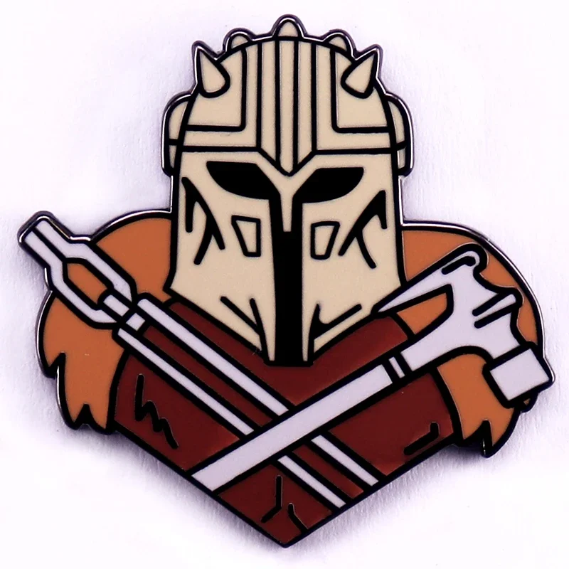 دبوس مينا Armorers ، شارة شخصية فيلم الخيال العلمي ، هدايا المعجبين ، الملحقات ، الديكور #1