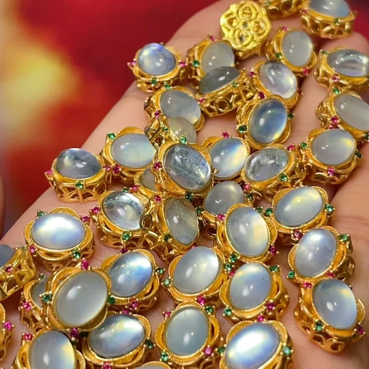 

2pcs/set 9.7x11mm Aquamarine Oval-shaped Natural Stone Semi-finished Beads for Jewelry Making DIY Necklace Bracelet Accessories