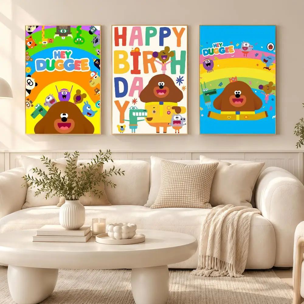 TV Series Hey Duggee Poster Wall Art Print Decorative Mural Home Decor Gift Unframed