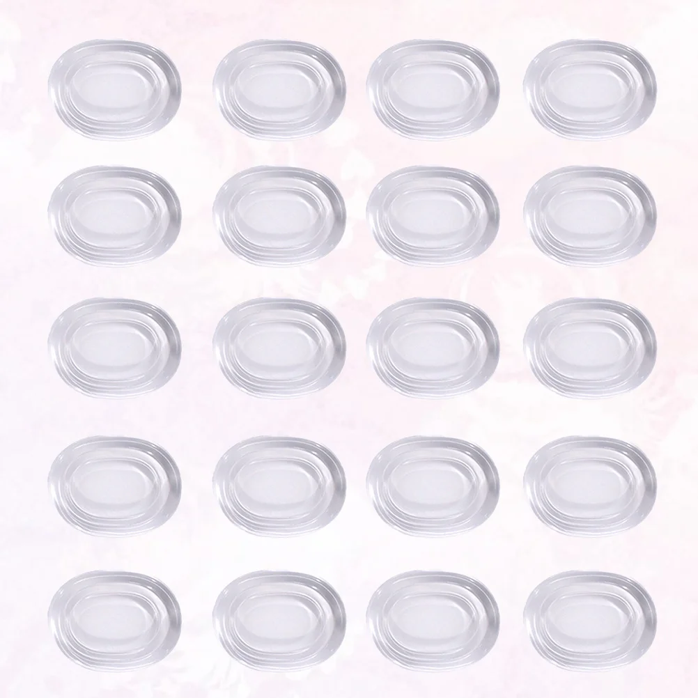 

20Pcs Snare Drum Mute Pad Transparent Silicone Drum Damper Gel Pads for Sound Dampening Kit Cymbals Cowbells Noise Reduction