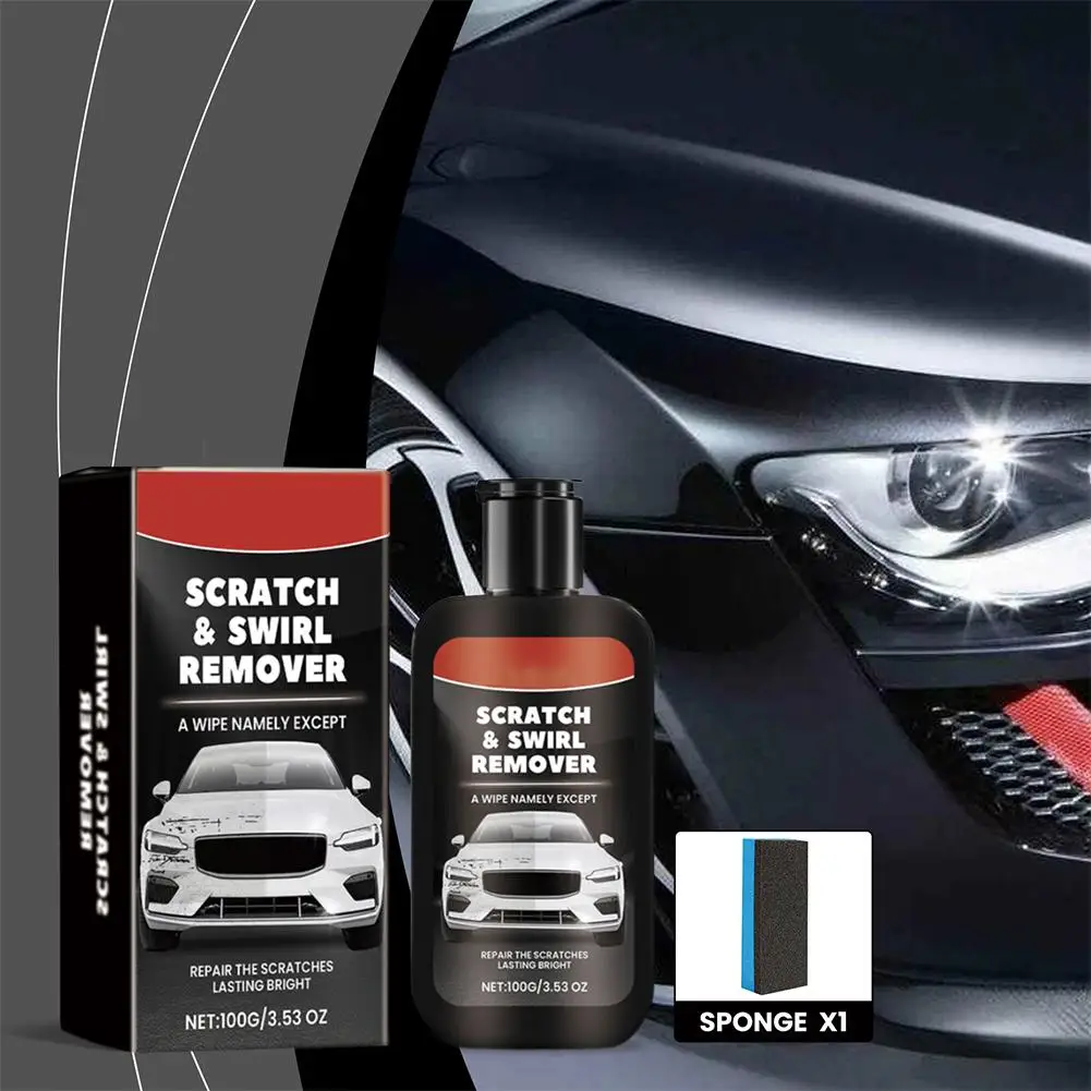 Black Scratch Remover - Car Scratch Remover Polishing Compound For Cars Kit - Buffing Compound For Car Paint Restorer 5.53O U5C2