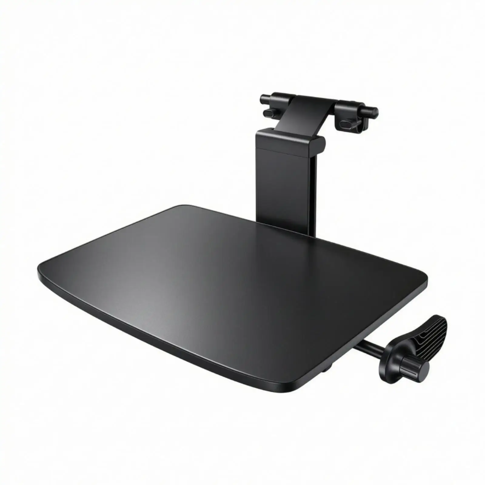 Durable Aluminum Alloy Backseat Table for Car Headrest Mount Folding Design for Eating Working or Studying in Vehicle