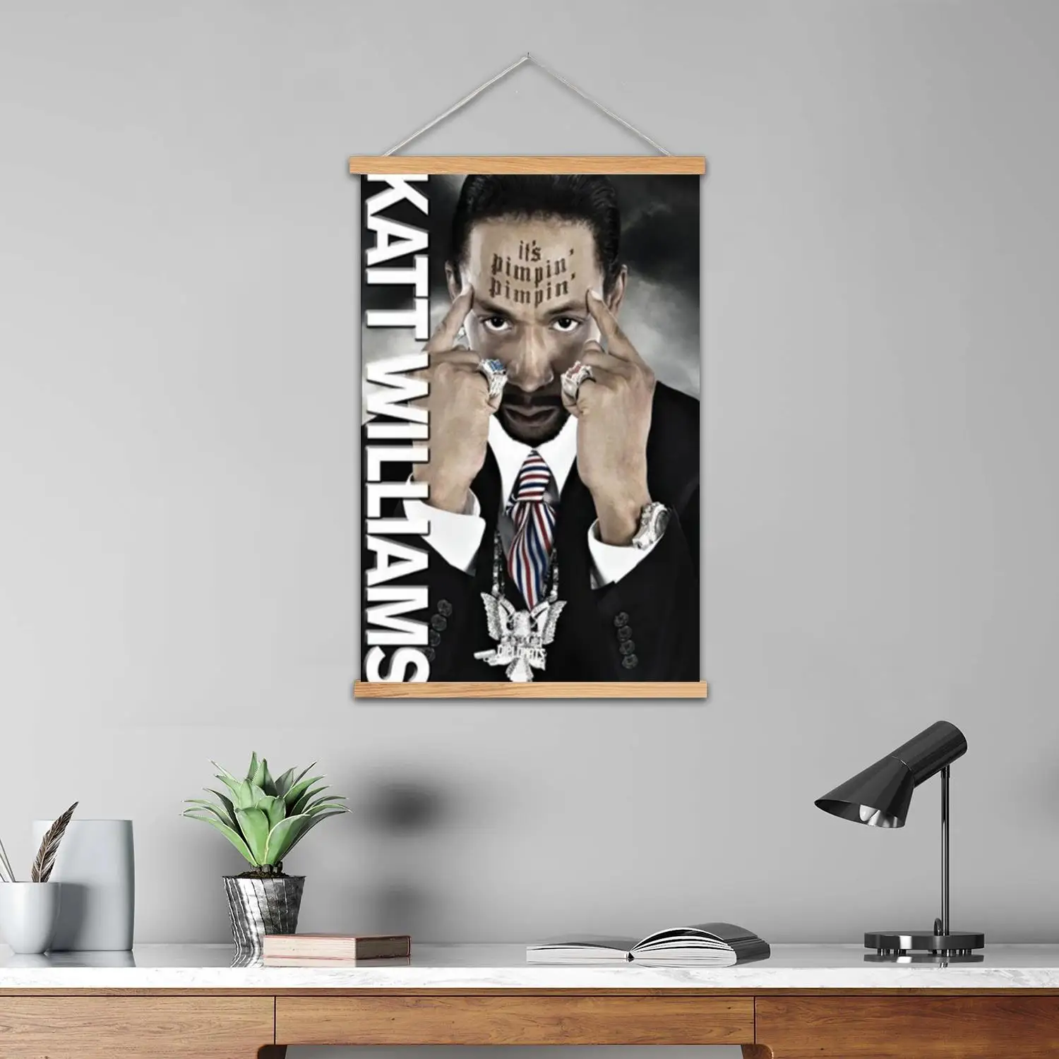 katt williams actor Framed Wall Painting Canvas Art Poster and Wall Art,  Modern Family Bedroom Decor,Decorative painting