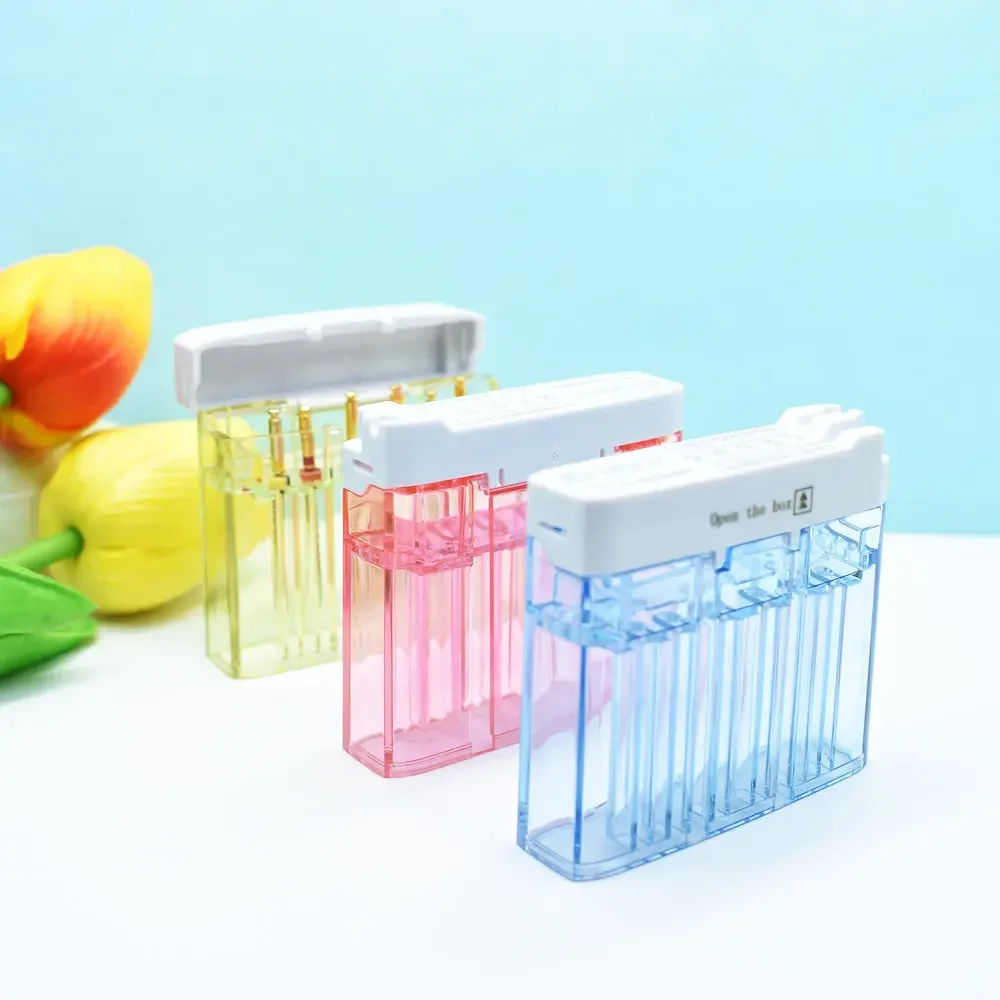 5Box Dental Endo Files Sterilization Box Multi Function Box Autoclavable Measurement Dental File Organizer for Dentistry Hygiene