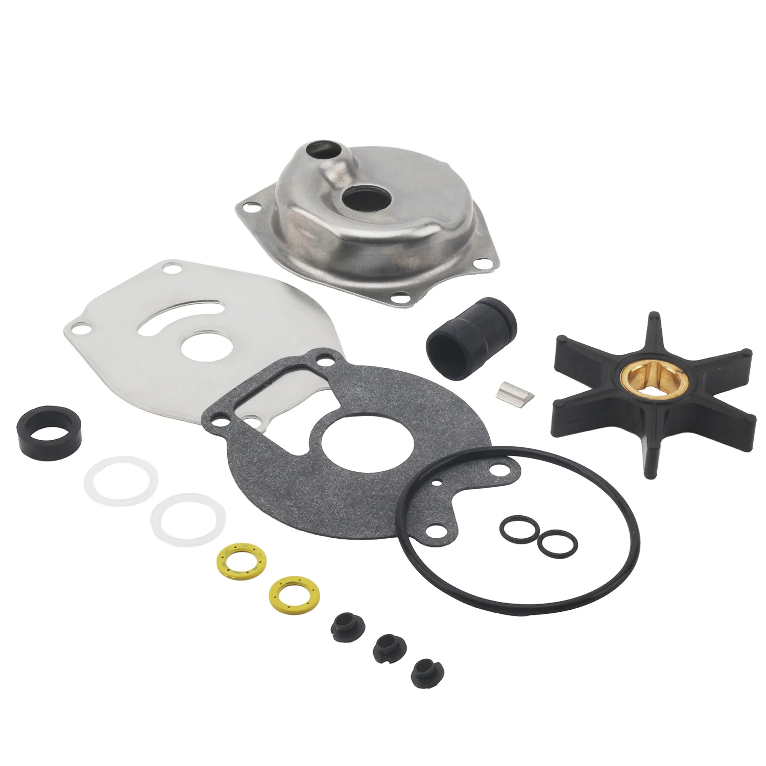 

46-99157A02 46-99157T2 Outboard Water Pump Rebuild Service for Mercury Mariner 9.9 15 18 20 25 HP 18XD 20XD 25XD 46-85098A2