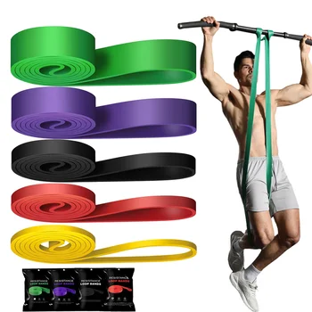 20~230lbs Heavy-Duty Resistance Band Agility Training Workout Gym Equipment Yoga Pilates…