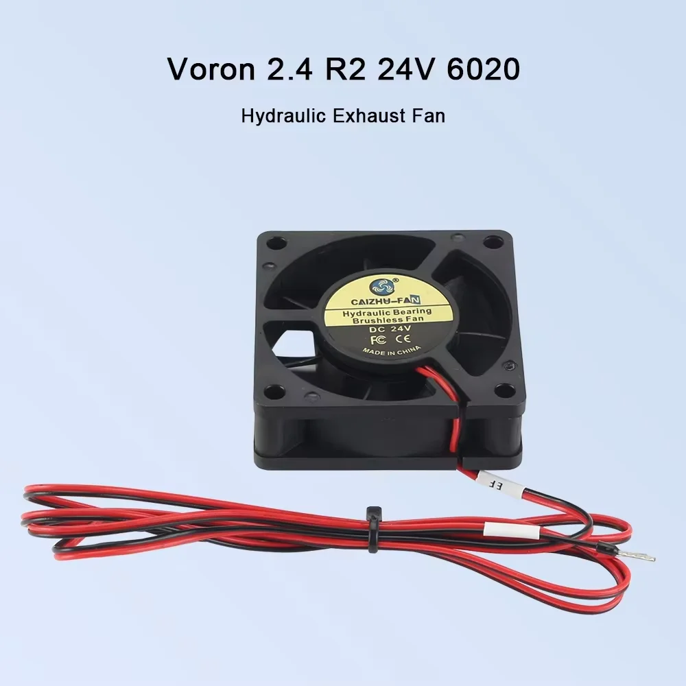 Toaiot 4010/6020 Hydrauliczny wentylator wyciągowy Wentylator chłodzący 40 * 10 mm 60 * 20 mm DC 24 V z 2 pinami do części drukarki 3D Voron 2.4 R2