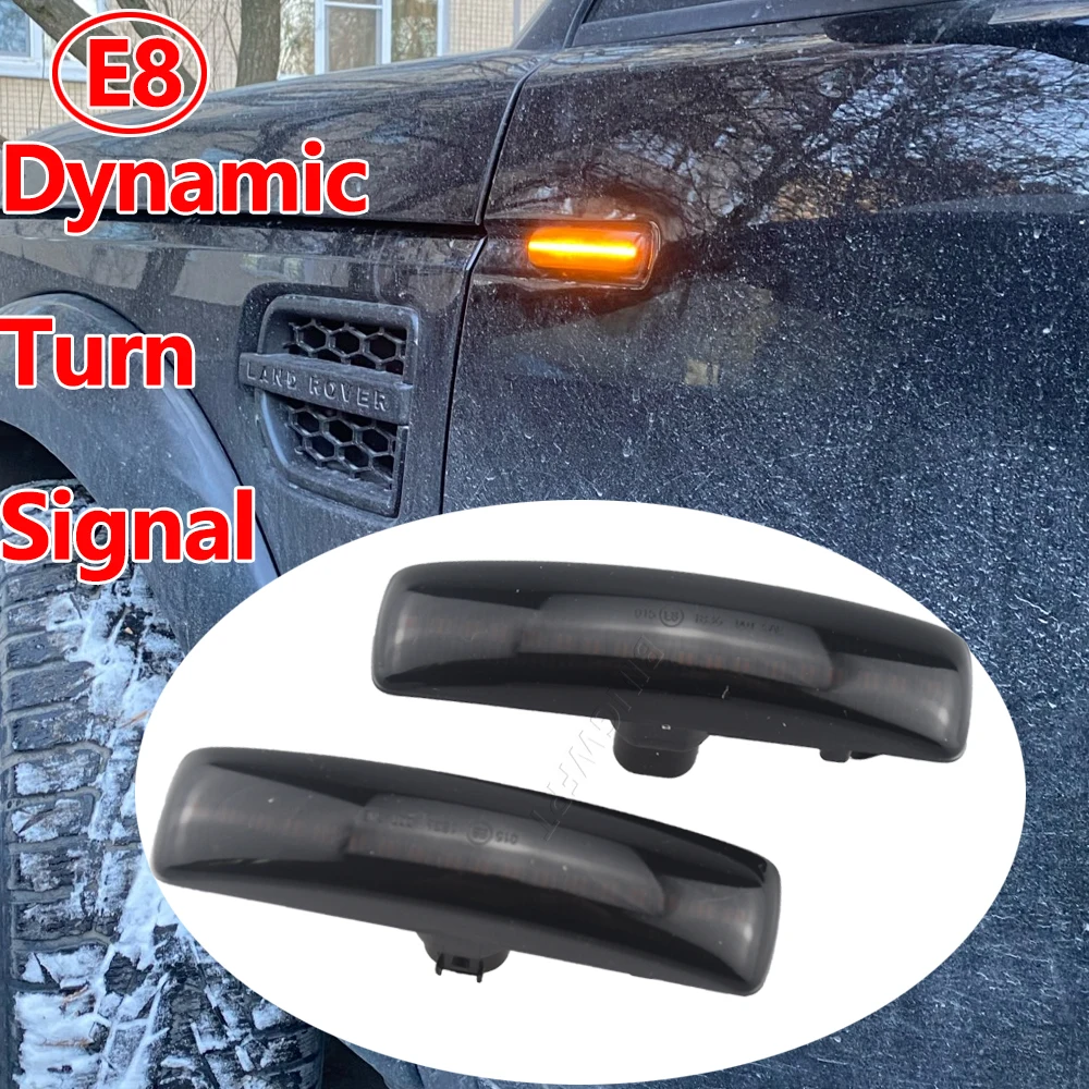 

2x LED Side Marker Lamp Repeater Indicator Light For Rover Sport L320 Land Rover LR2 Freeland 2 L359 LR3 LR4 Discovery 3/4 L319