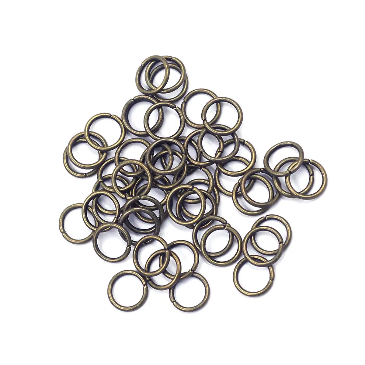 

2000PCS Bronze Tone Open Split Jump Rings Multi-size 4-10mm Jewelry DIY Crafts Handmade Making Accessories Material Package