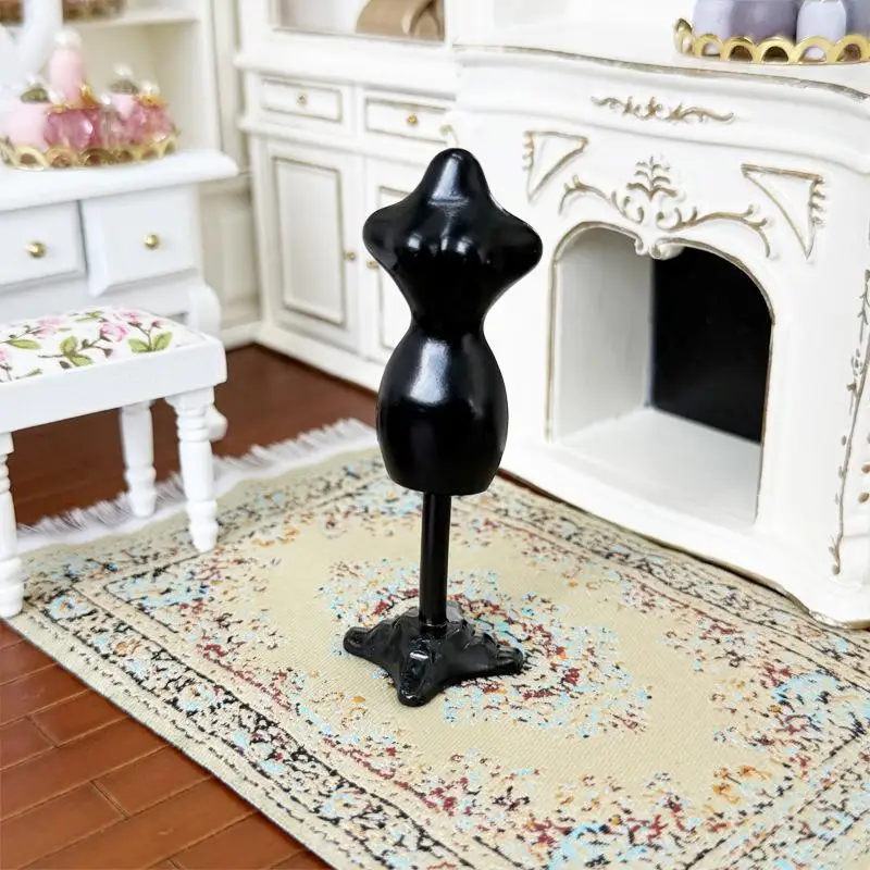 1:12 Dollhouse Miniature Mannequin Stand Model Sewing Scene Accessories Micro Landscape Ornaments Kids Pretend Play Toys Gifts