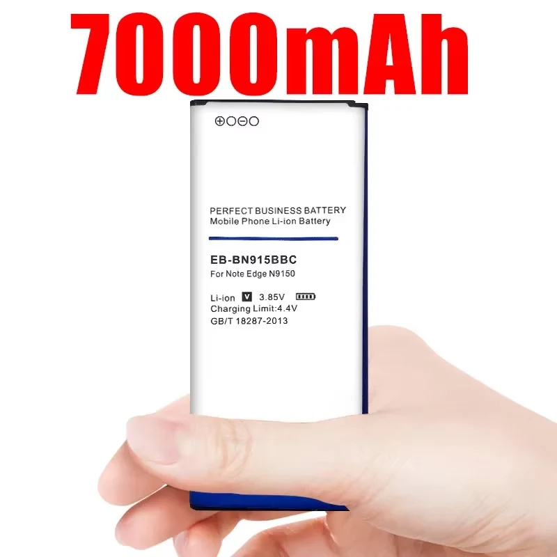 7000mah Eb-bn915bbc Li-ion Phone Battery for Samsung Galaxy Note Edge N9150 N915k N915l N915s N915x