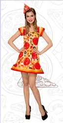 Funny Pizza Skirt With Headband For Adult And Children Carnival Party