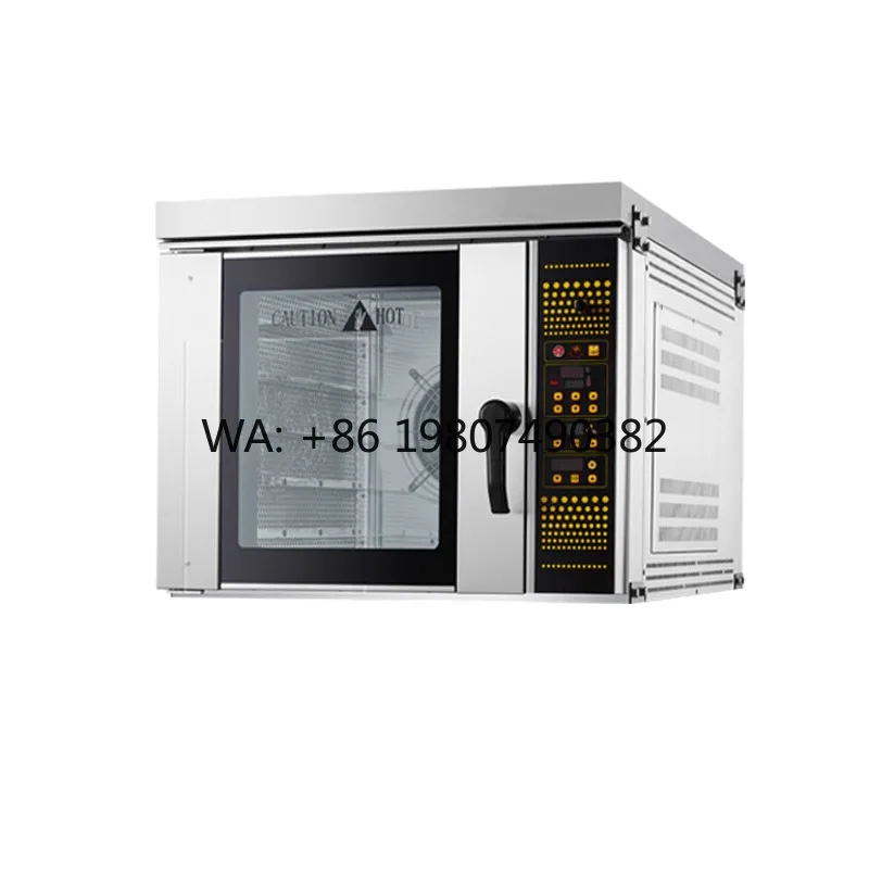 Hot Air Convection Oven, Glass Door Design, Electric Steam Baking Machine, Commercial Kitchen Cooking Equipment