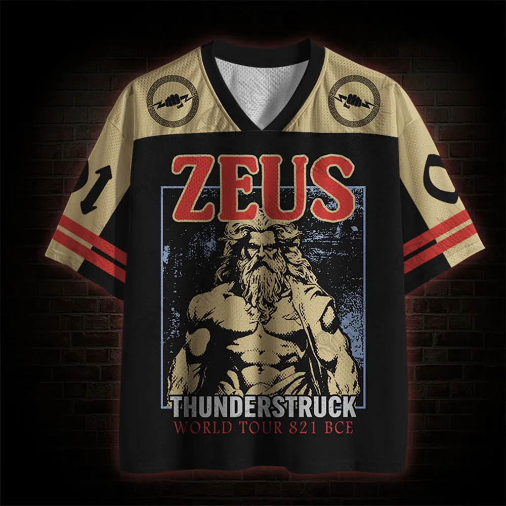 Hot Selling Street Quick Drying Mesh Sportswear, Black Series Mythical God Series, Adult Fitness Breathable V-neck T-shirt
