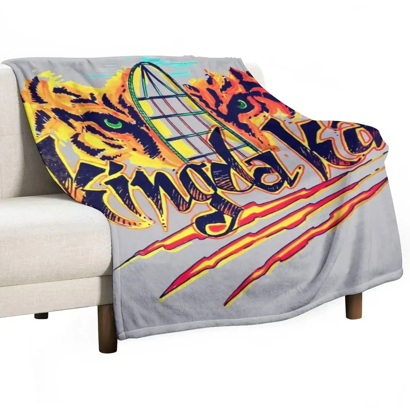 Kingda Ka Design Throw Blanket blankets and throws Luxury Designer Blankets