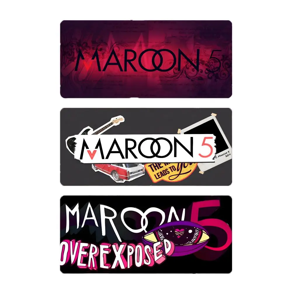 Band Pop Maroon 5 Mouse Pad Large Gaming Mousepad with Stitched Edges Thickened Desk Mat PC