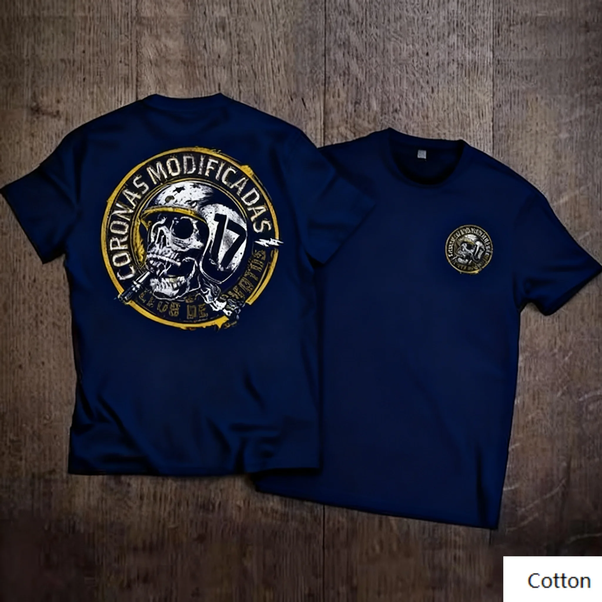 

Motorcycle - Personality - Themed Crew Neck T - Shirt Showcasing Distinctive Skull - Biker - Design Print New Arrival Tee S-4XL