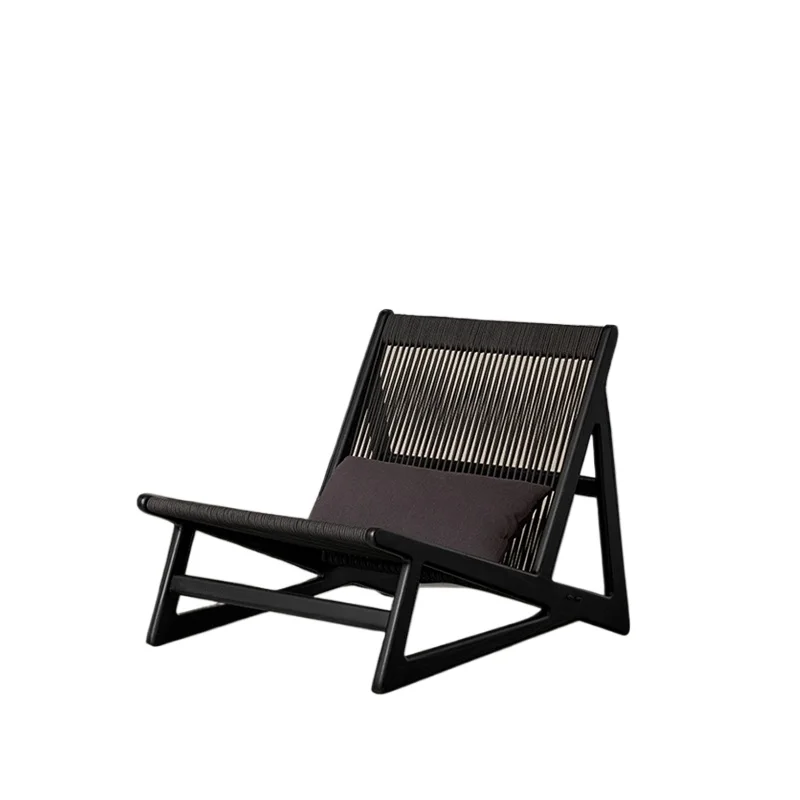 

Mid-Century Outdoor Rattan Sofa Set with Coffee Table Designer Rope Chairs Waterproof for Alfresco Restaurant Patio