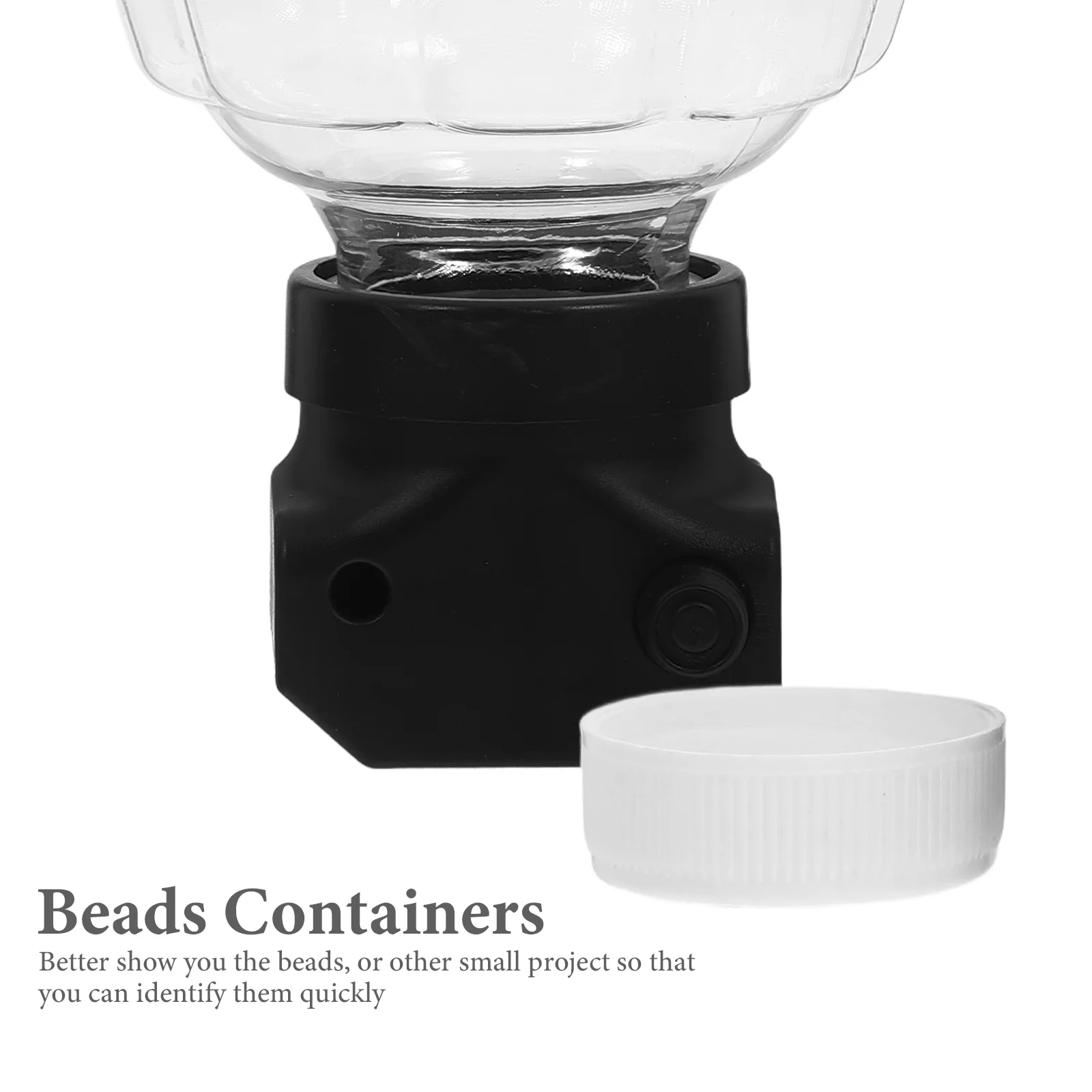 Travel Spray Bottle Soft Accessories Storage Bottles Sample Vials Liquid Plastic Display Pineapple Beads with Lids