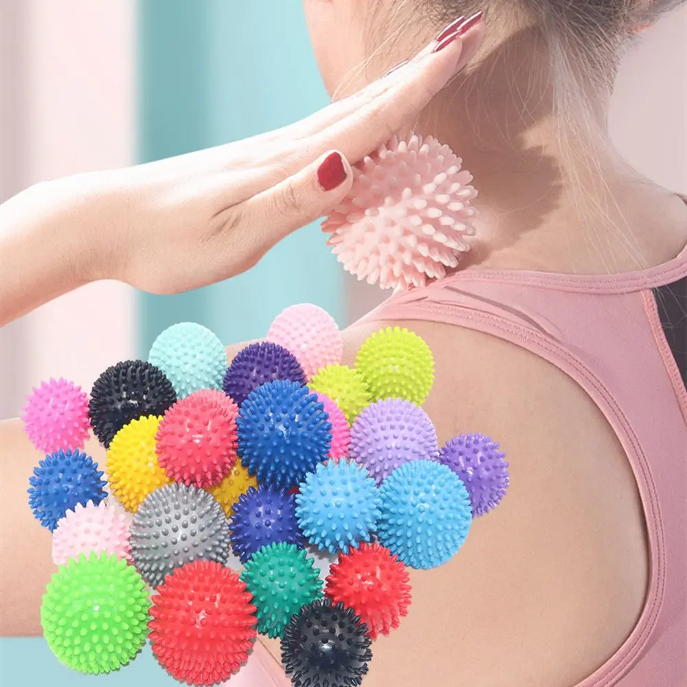 Colorful PVC Spiky Massage Ball for Body Deep Tissue Back Massage Foot Massager Pain Stress Relief Muscle Soreness Relief