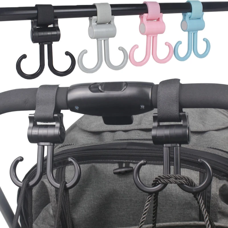 Double Stroller Hook Baby Stuff Organizers Groceries Purse Mommy Hook Stroller